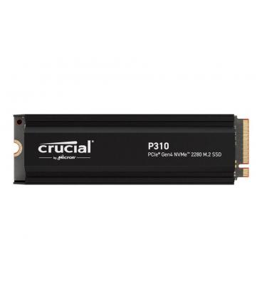 Disco duro interno solido ssd crucial p310 1tb m.2 nvme pci express 4.0 heatsink