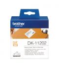 Brother DK-11202 cinta para impresora de etiquetas Negro sobre blanco