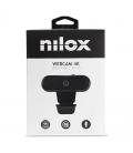 Nilox webcam 4k, enfoque auto negro