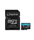 Kingston Technology Tarjeta microSDXC Canvas Go Plus 170R A2 U3 V30 de 64 GB con ADP