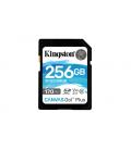 Kingston Technology Tarjeta SDXC Canvas Go Plus 170R C10 UHS-I U3 V30 de 256 GB