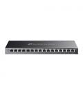 TP-Link Omada SG2016P switch Gestionado L2/L2+ Gigabit Ethernet (10/100/1000) Energía sobre Ethernet (PoE) Negro