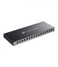 TP-Link Omada SG2016P switch Gestionado L2/L2+ Gigabit Ethernet (10/100/1000) Energía sobre Ethernet (PoE) Negro