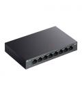 TP-Link LiteWave LS108GP switch No administrado Gigabit Ethernet (10/100/1000) Energía sobre Ethernet (PoE) Negro