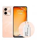 Vivo y28 6.68" 4gb(+4) 128gb orange + cargador 44w