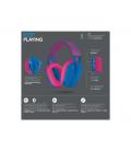 Auriculares con microfono logitech g435 gaming wireless inalambrico azul