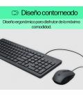 Kit teclado + mouse raton hp 150 cable