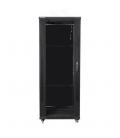 Armario rack lanberg de suelo 32u - 600x600x1603 19 pulgadas flat pack negro