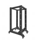 Armario lanberg abierto rack 19 pulgadas 22u - 600x800 negro