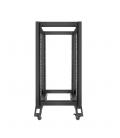 Armario lanberg abierto rack 19 pulgadas 22u - 600x800 negro