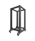 Armario lanberg abierto rack 19 pulgadas 22u - 600x800 negro