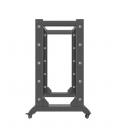 Armario lanberg abierto rack 19 pulgadas 22u - 600x800 negro