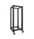 Armario lanberg abierto rack 19 pulgadas 27u - 600x800 negro