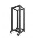 Armario lanberg abierto rack 19 pulgadas 27u - 600x800 negro