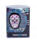 Tech one tech calavera pinky 32 gb usb 2.0