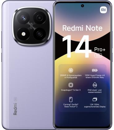 Smartphone xiaomi redmi note 14 pro+ 8gb/ 256gb/ 6.67'/ 5g/ púrpura