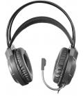 Auriculares gaming con micrófono mars gaming mh124/ jack 3.5/ negros