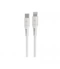 CABLE HUNE ECO USB-C A LIGHTNING 100CM BLANCO