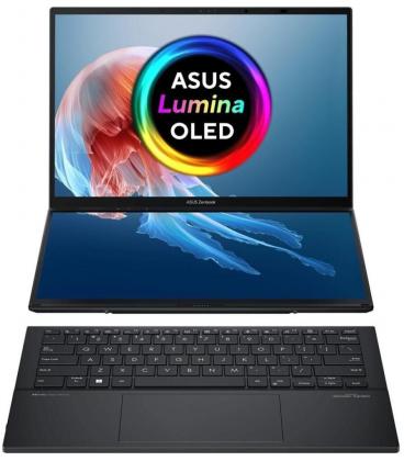 Portátil Asus Zenbook Duo Oled Ux8406Ma-Pz255W Intel Ultra I9 185H 14 Táctil 3K 32Gb SSD1Tb WIFI BT W11