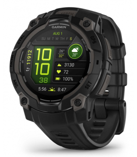 Garmin Instinct 3 45mm AMOLED Reloj Smartwatch Deportivo GPS 10ATM Negro con Correa Negra