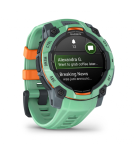 Garmin Instinct 3 45mm AMOLED Reloj Smartwatch Deportivo GPS 10ATM Verde con Correa Verde