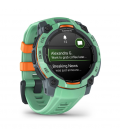 Garmin Instinct 3 45mm AMOLED Reloj Smartwatch Deportivo GPS 10ATM Verde con Correa Verde