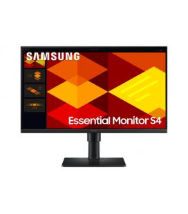 Monitor profesional samsung essential monitor s4 s24d406gau/ 24'/ full hd/ multimedia/ regulable en altura/ negro