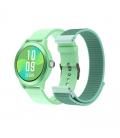 Smartwatch spc smartee duo vivo 9651r/ notificaciones/ frecuencia cardíaca/ verde menta/ incluye correa extra