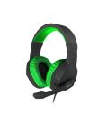 GENESIS Argon 200 Auriculares Alámbrico Diadema Juego Negro, Verde