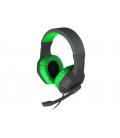 GENESIS Argon 200 Auriculares Alámbrico Diadema Juego Negro, Verde