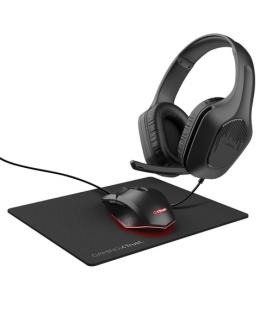 Pack gaming trust gaming gxt 790/ ratón óptico + auriculares + alfombrilla