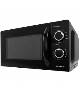 Microondas grunkel mwg-20ng/ 700w/ capacidad 20l/ funcion grill/ negro