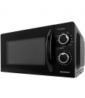 Microondas grunkel mwg-20ng/ 700w/ capacidad 20l/ funcion grill/ negro