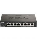 Switch d - link 8 puertos gestionable easysmart poe 64w