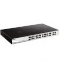 Switch d - link 28 puertos gestionable 24 10 - 100 - 1000 poe layer2 smartiii